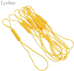 Lychee 10pcs Handmade Teapot Ropes Colorful Braid Teapot Handle Tied Rope Home Kitchen Teaware Accessories