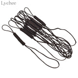 Lychee 10pcs Handmade Teapot Ropes Colorful Braid Teapot Handle Tied Rope Home Kitchen Teaware Accessories