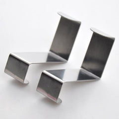 2PC Door Hook Stainless Steel Kitchen Cabinet Clothes Hanger Hanger Hook Bathroom Accessories Hanger Hook